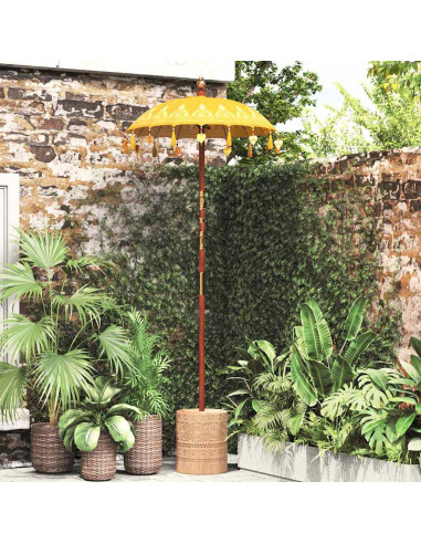Parasol Balinese Giallo 125 x 125 x 260 cm