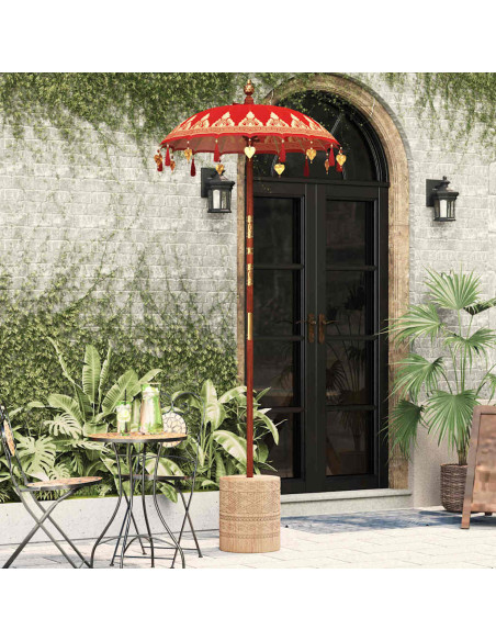 Parasol Balinese Rosso 125 x 125 x 260 cm