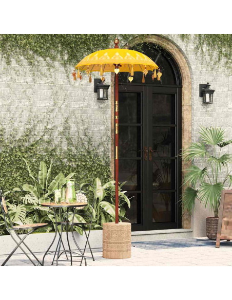 Parasol Balinese Giallo 125 x 125 x 260 cm