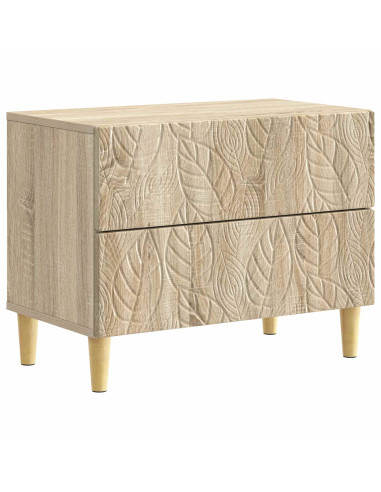 Comodino Rovere Sonoma 62 x 34,5 x 48 cm Legno ingegnerizzato