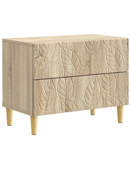 Comodino Rovere Sonoma 62 x 34,5 x 48 cm Legno ingegnerizzato