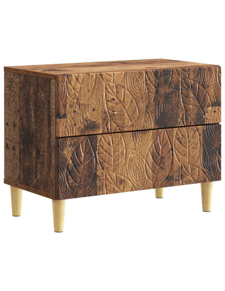 Comodino Legno antico 62 x 34,5 x 48 cm Legno ingegnerizzato