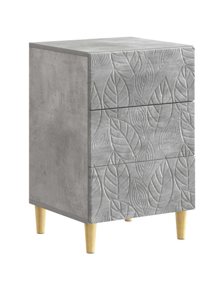 Comodino Grigio Cemento 43 x 39,5 x 66,5 cm