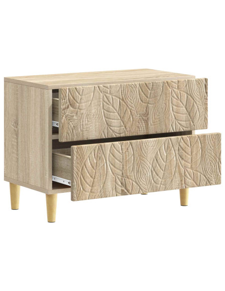 Comodino Rovere Sonoma 62 x 34,5 x 48 cm Legno ingegnerizzato