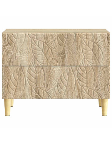 Comodino Rovere Sonoma 62 x 34,5 x 48 cm Legno ingegnerizzato