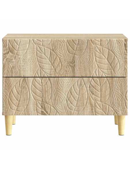 Comodino Rovere Sonoma 62 x 34,5 x 48 cm Legno ingegnerizzato