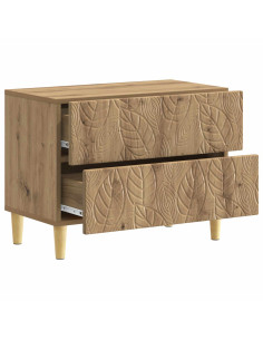 Comodino Rovere Artigianale 62 x 34,5 x 48 cm 2