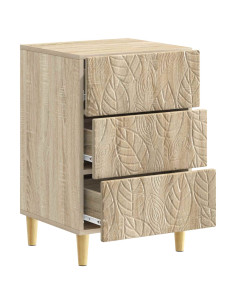 Comodino Rovere Sonoma 43 x 39,5 x 66,5 cm Legno ingegnerizzato 2