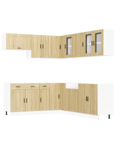 Set Mobili da Cucina 11 pz Porto Rovere Sonoma in Truciolato 2