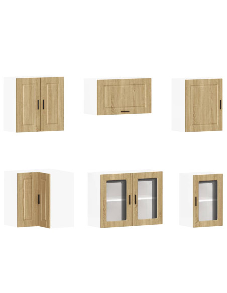 Set Mobili da Cucina 11 pz Porto Rovere Sonoma in Truciolato