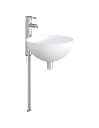 Lavabo da bagno Cromato 35,5 x 35,5 x 14,5 cm Metallo