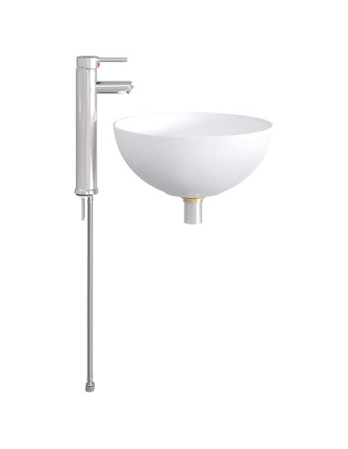 Lavabo da bagno Cromato 35,5 x 35,5 x 14,5 cm Metallo