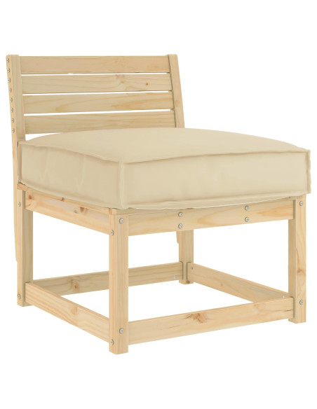 Cuscino Beige 60 x 60 x 12 cm Tessuto Oxford