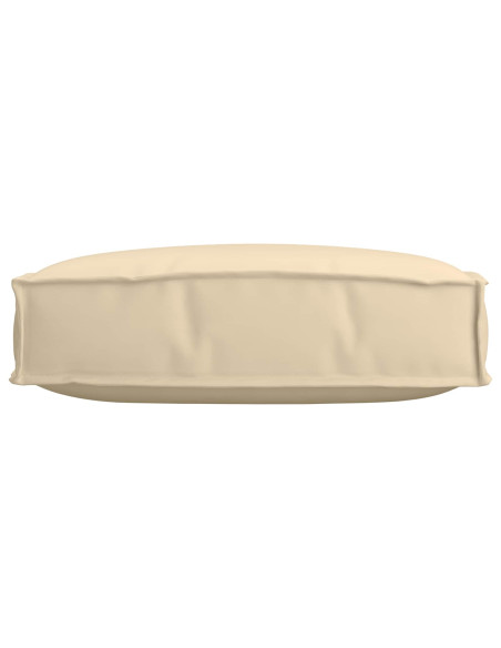 Cuscino Beige 60 x 60 x 12 cm Tessuto Oxford