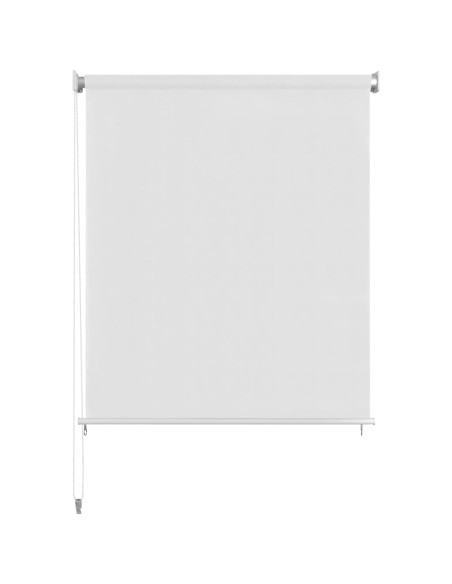 Tenda a Rullo per Esterni Bianca 80x230 cm in HDPE