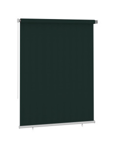 Tenda a Rullo per Esterni 180x230 cm Verde Scuro HDPE