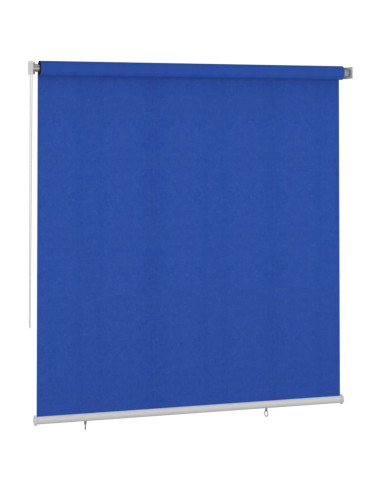 Tenda a Rullo per Esterni 220x230 cm Blu HDPE