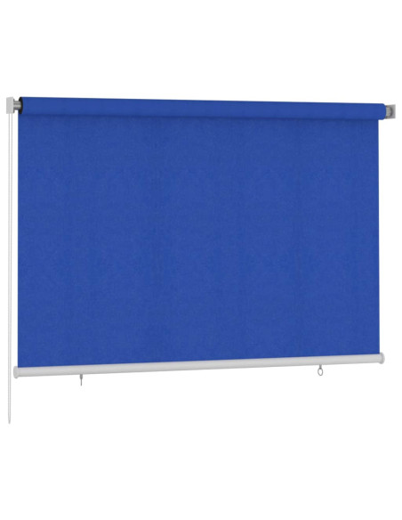 Tenda a Rullo per Esterni 220x140 cm Blu HDPE