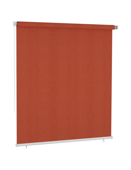 Tenda a Rullo per Esterni 220x230 cm Terracotta HDPE
