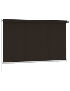 Tenda a Rullo per Esterni 240x140 cm Marrone HDP