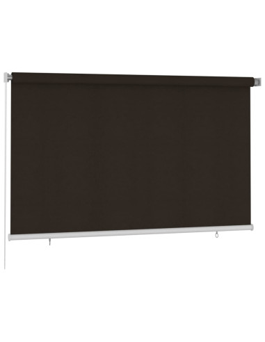 Tenda a Rullo per Esterni 240x140 cm Marrone HDP