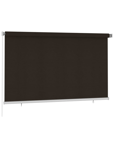 Tenda a Rullo per Esterni 240x140 cm Marrone HDP
