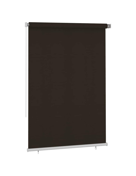 Tenda a Rullo per Esterni 160x230 cm Marrone HDPE