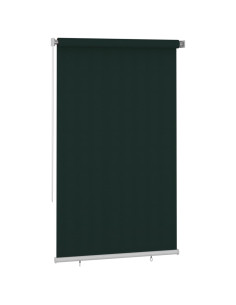 Tenda a Rullo per Esterni 140x230 cm Verde Scuro HDPE