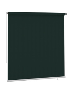 Tenda a Rullo per Esterni 220x230 cm Verde Scuro HDPE