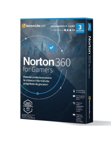 NORTON360 GAMER 50G 1U 3D 12 ATTACH