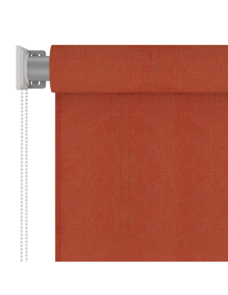 Tenda a Rullo per Esterni 220x230 cm Terracotta HDPE