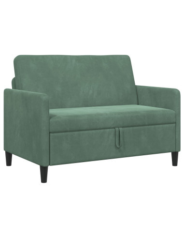 Divano con Storage Verde Mare 122 x 78 x 87 cm Poliestere