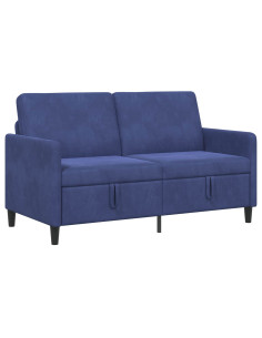 Divano con Storage Blu Polizia 152 x 78 x 87 cm Poliestere 2
