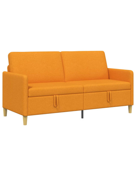 Divano con Storage Giallo Scuro 172 x 78 x 87 cm Poliestere