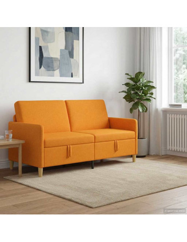 Divano con Storage Giallo Scuro 172 x 78 x 87 cm Poliestere