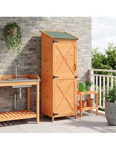 Capanno da Giardino Marrone 59,5 x 56 x 176,5 cm