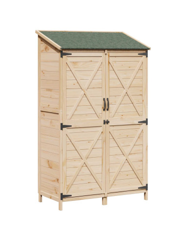 Capanno da Giardino Naturale 106 x 56 x 176,5 cm