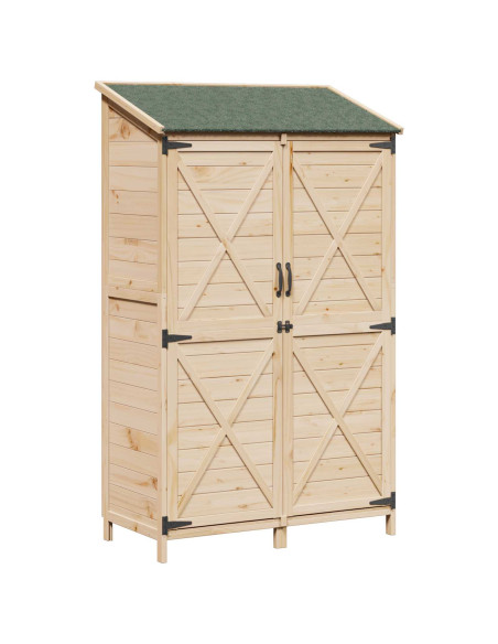Capanno da Giardino Naturale 106 x 56 x 176,5 cm