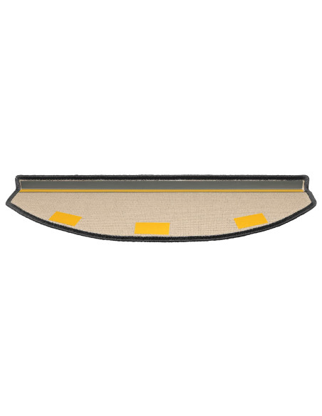Tappetini per scale autoadesivi 15 pcs Grigio Scuro