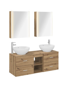 Set di mobili per il bagno 5 pcs Rovere Artigianale