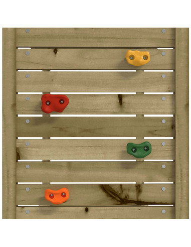 Set da Gioco da Esterno 53x46,5x169 cm Legno di Pino Impregnato