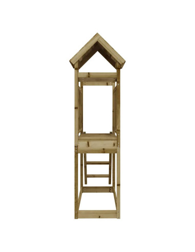 Set da Gioco da Esterno 53x110x214 cm Legno di Pino Impregnato