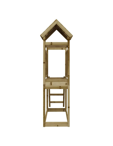 Set da Gioco da Esterno 53x110x214 cm Legno di Pino Impregnato