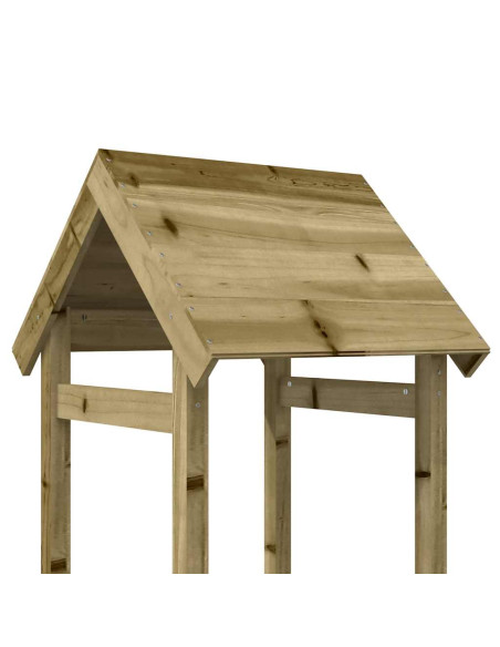 Torre da Gioco 53x46,5x194 cm in Legno di Pino Impregnato