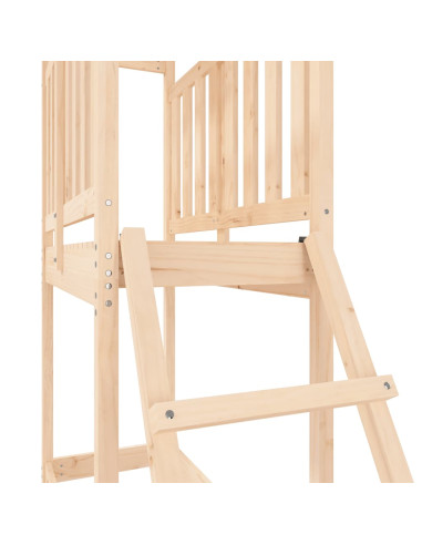 Set da Gioco da Esterno 53x110x214 cm in Legno Massello di Pino