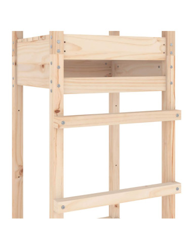 Torre da Gioco 52,5x46,5x206,5 cm in Legno Massello di Pino