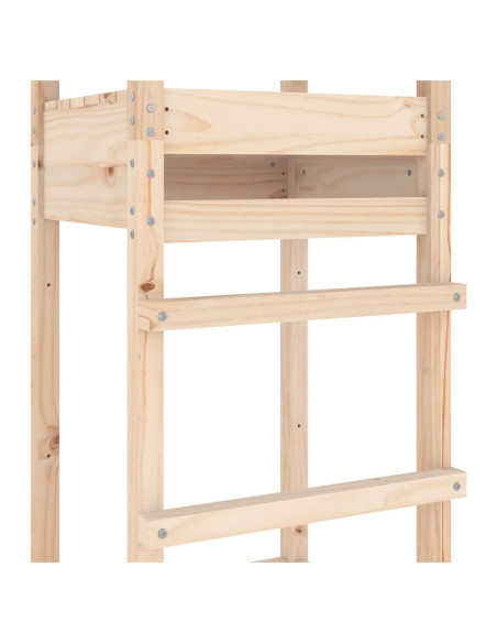 Torre da Gioco 52,5x46,5x206,5 cm in Legno Massello di Pino