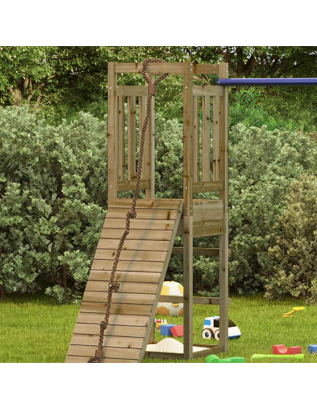 Torre da Gioco 53x46,5x169 cm in Legno di Pino Impregnato
