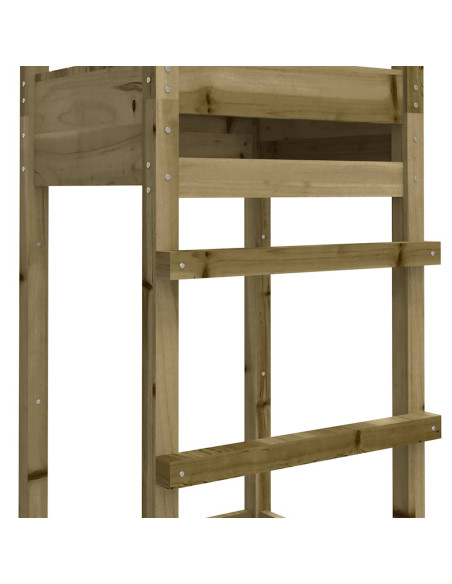 Torre da Gioco 53x46,5x169 cm in Legno di Pino Impregnato