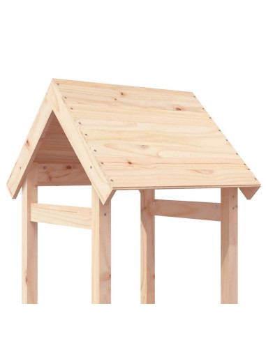 Torre da Gioco 53x46,5x194 cm in Legno Massello di Pino